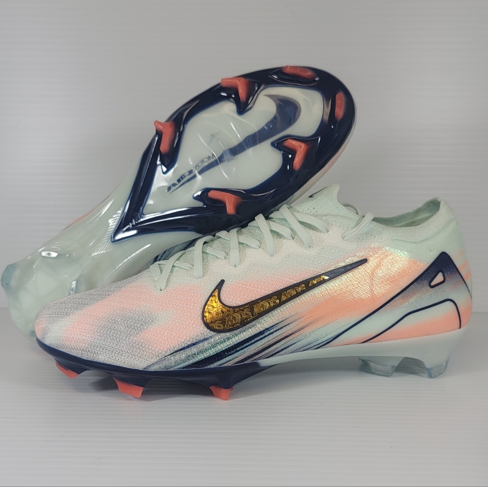 Men Size 9.5 Nike Air Zoom Mercurial Vapor 16 Elite MDS FG CR7 Cleats HQ3028-300